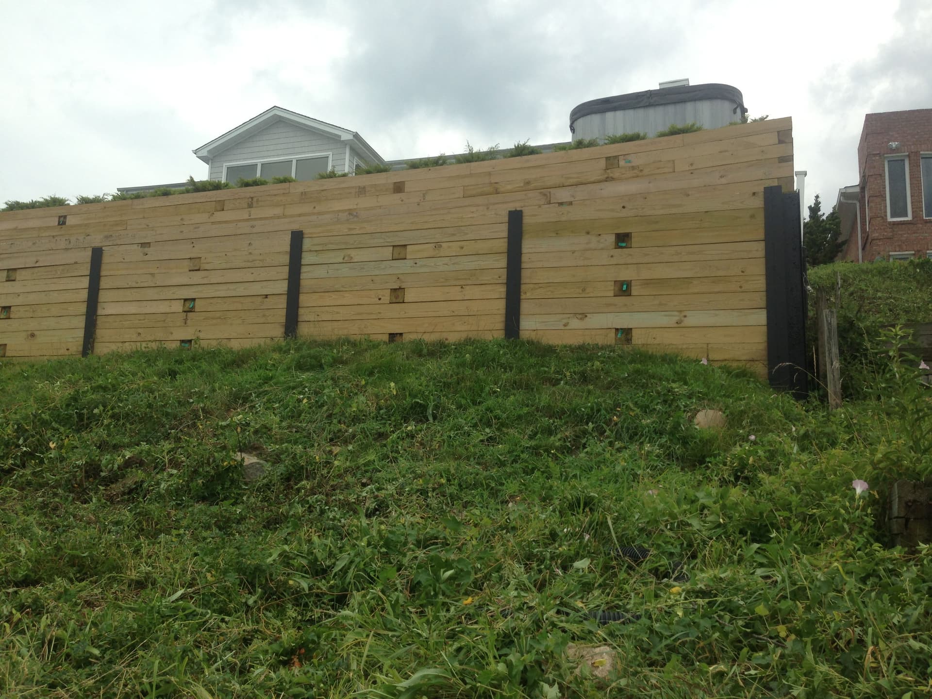 Retaining Wall Project in Bayville NY