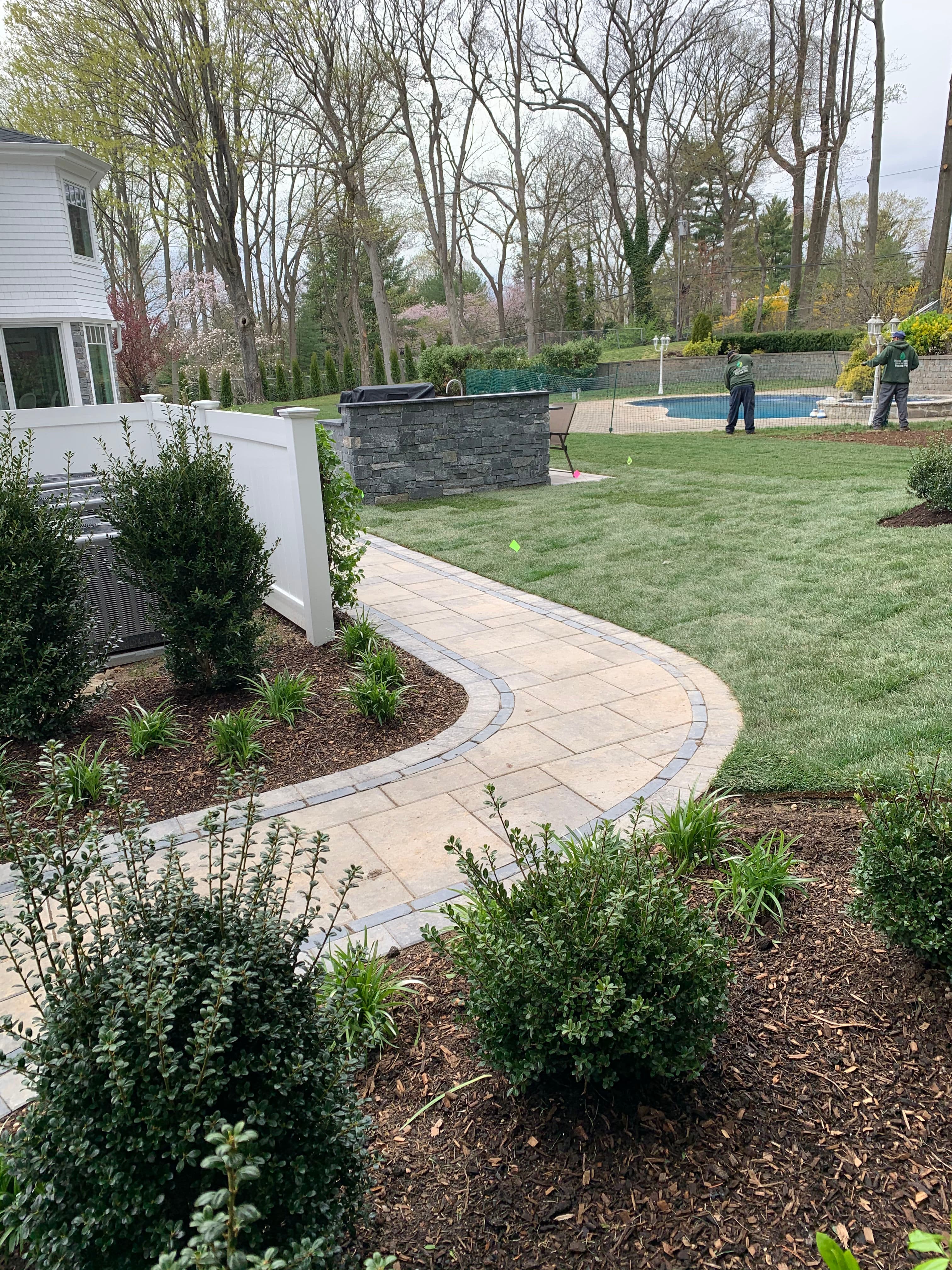 Project Fresh Sod, New Landscaping, and Irrigation After a Pool Build image