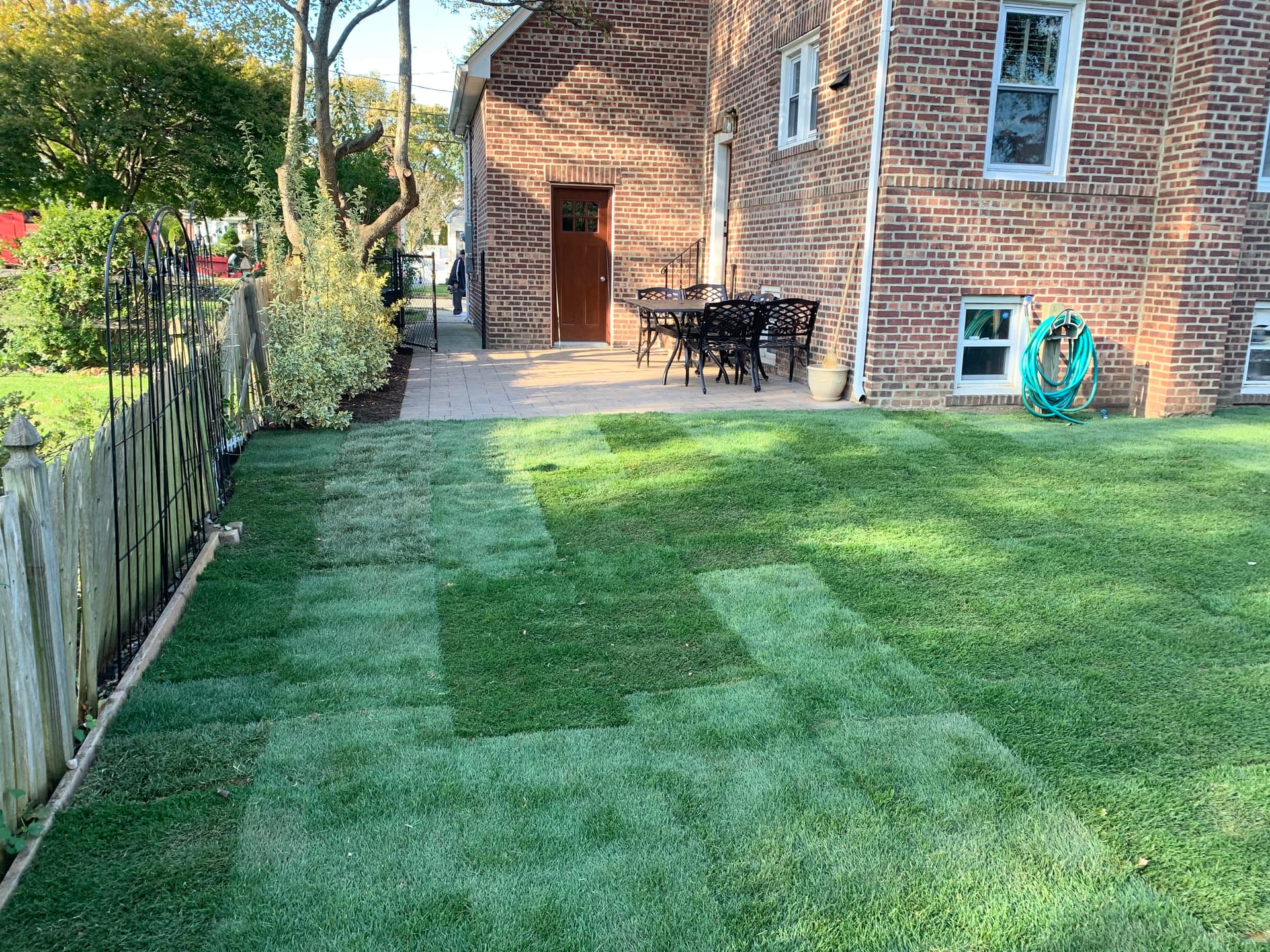 Gallery photos for Overgrown Backyard Cleared and Sodded for New Homeowners: Image #1