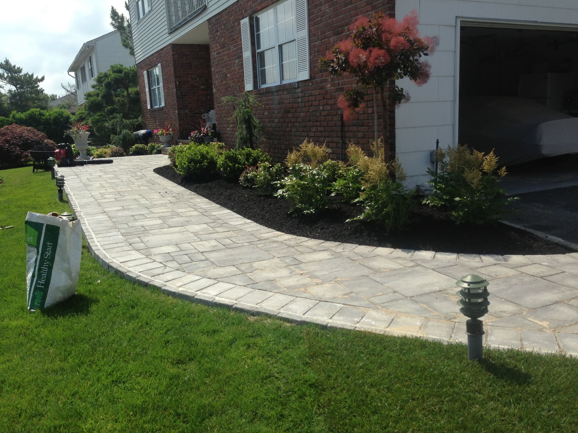 Front Yard Makeover with Nicolock Walkway