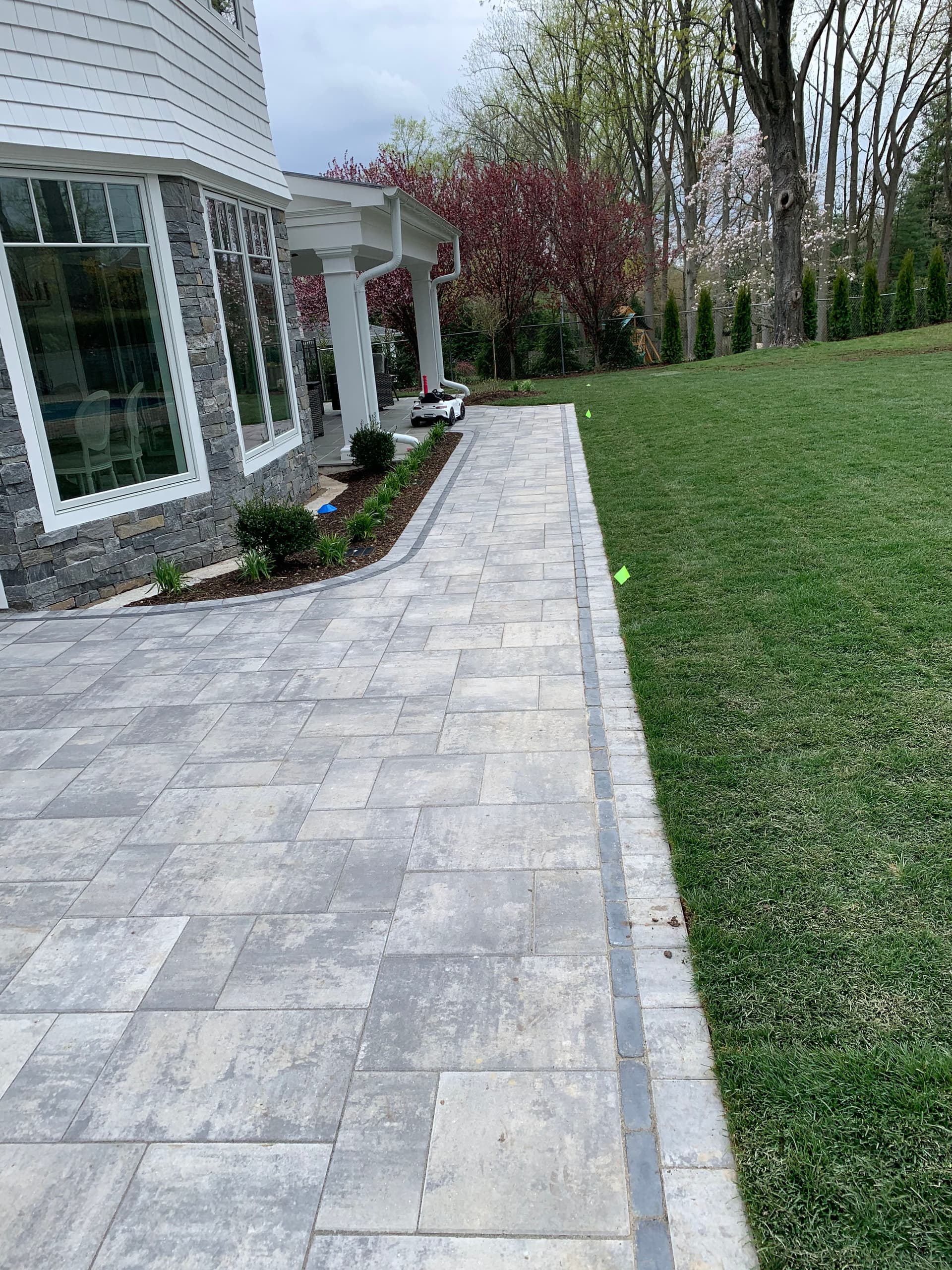 Gallery photos for Fresh Sod, New Landscaping, and Irrigation After a Pool Build: Image #1